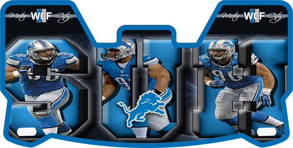 Detroit Lions Suh Helmet Visors Full Size