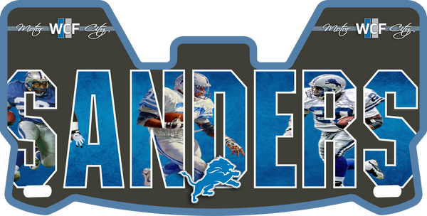 Lions Barry Sanders Helmet Visors Full Size