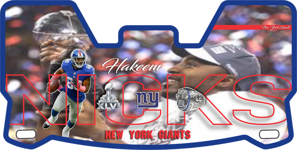 New York Giants Hakeem Knicks Full Size Helmet Visors