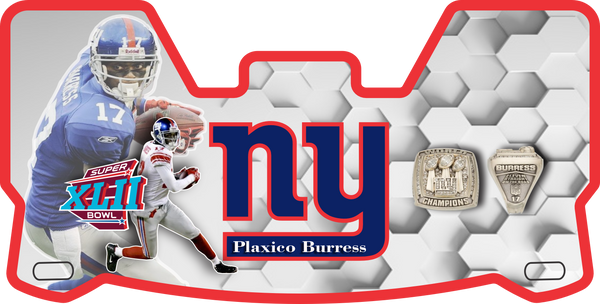 New York Giants Plaxico Burress Full Size Helmet Visors