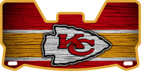 Kansas City Chiefs Players Helmet Visors Full Size