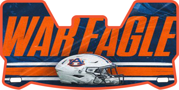 Auburn Tigers Helmet Visors Full Size