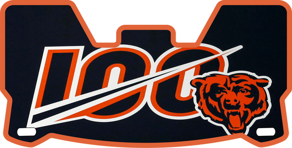 Chicago Bears Helmet Visor Full Size