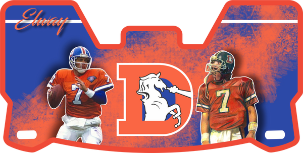 John Elway Broncos Helmet Visors Full Size