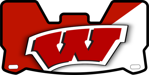 Wisconsin Badgers Helmet Visors Full Size