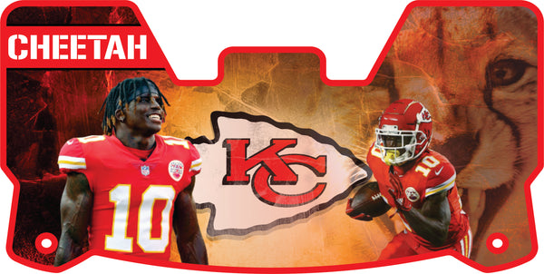 Chiefs Players Helmet Visors Full Size