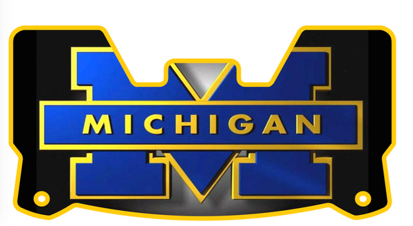 Michigan Wolverines Helmet Visors Full Size