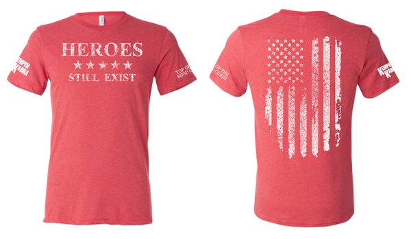 Heroes Still Exist Red and White