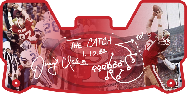 The Catch 49ers Helmet Visor Full Size