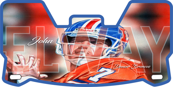 John Elway Broncos Helmet Visors Full Size