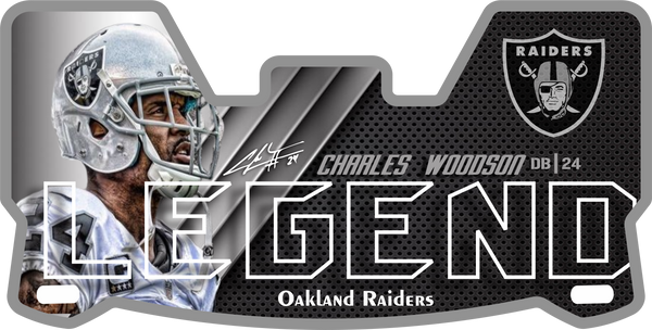 Raiders Charles Woodson Helmet Visors Full Size