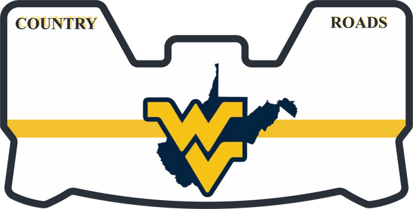 West Virginia Helmet Visors Full Size