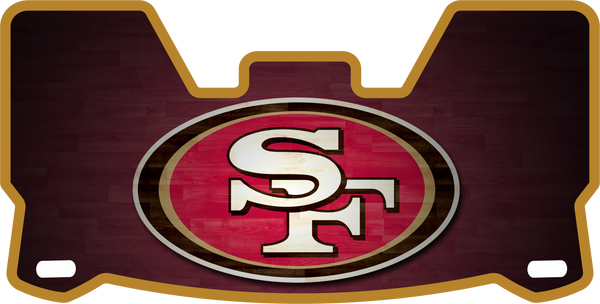49ers Helmet Visors Full Size