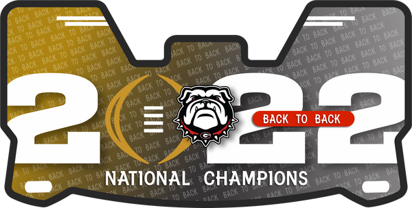 Georgia Bulldogs Helmet Visors Full Size