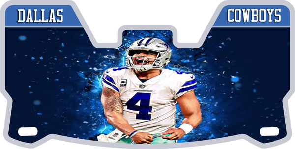 Dallas Cowboys Helmet Visors Full Size