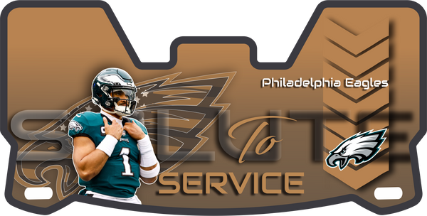 Jalen Hurts Eagles Current Players Helmet Visors Full Size
