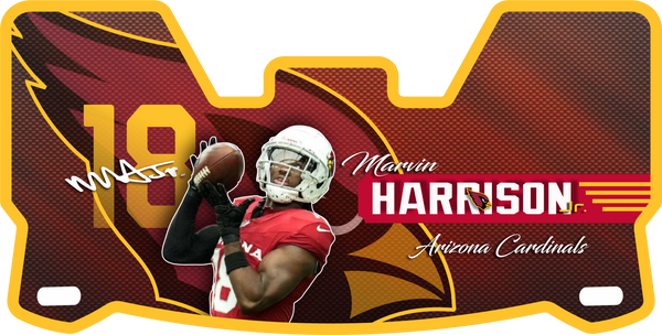 Cardinals Players Helmet Visor Full Size