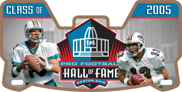 Miami Dolphins Dan Marino Helmet Visors Full Size