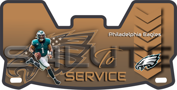 Jalen Hurts Eagles Current Players Helmet Visors Full Size