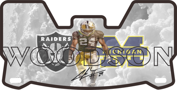 Raiders Charles Woodson Helmet Visors Full Size