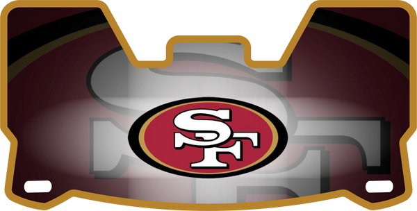 49ers Helmet Visors Full Size