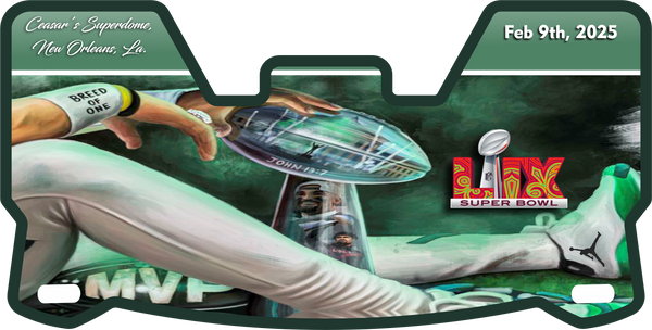 Jalen Hurts Eagles Current Players Helmet Visors Full Size