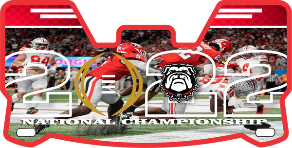 Georgia Bulldogs Helmet Visors Full Size