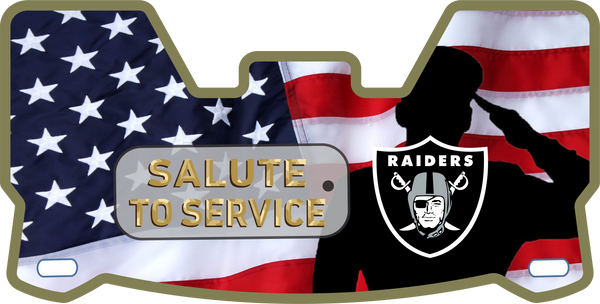 Raiders Helmet Visors Full Size