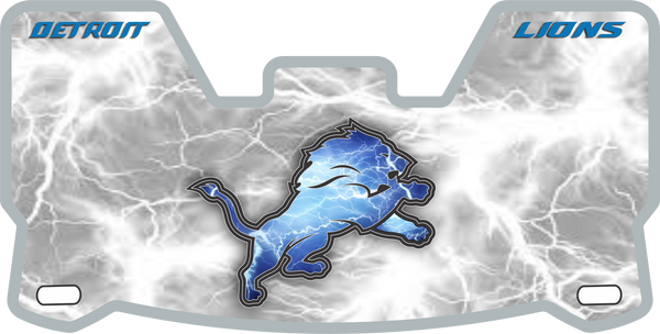 Detroit Lions Helmet Visors Full Size