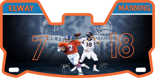 John Elway Broncos Helmet Visors Full Size