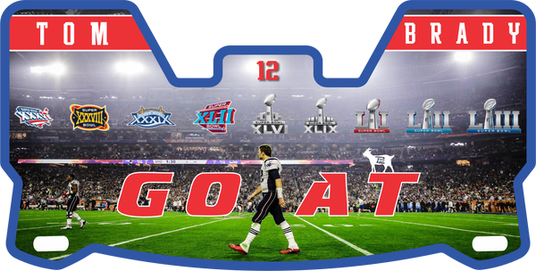 Tom Brady Helmet Visors Full Size