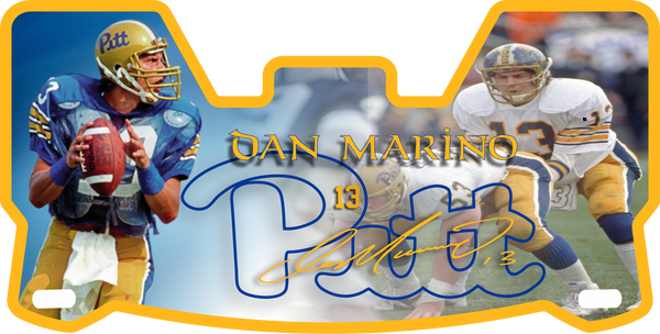 Miami Dolphins Dan Marino Helmet Visors Full Size