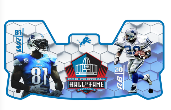 Lions Barry Sanders Helmet Visors Full Size