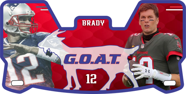 Tom Brady Helmet Visors Full Size