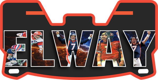John Elway Broncos Helmet Visors Full Size