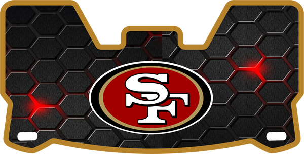 49ers Helmet Visors Full Size