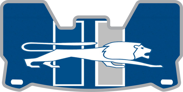 Detroit Lions Helmet Visors Full Size