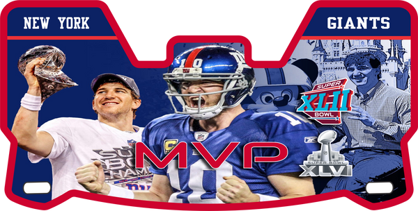 Eli Manning Giants Helmet Visors Full Size