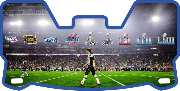 Tom Brady Helmet Visors Full Size