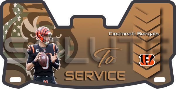 Joe Burrow Bengals Helmet Visor Full Size