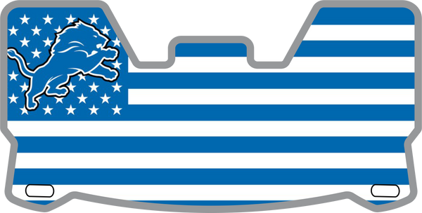 Detroit Lions Helmet Visors Full Size