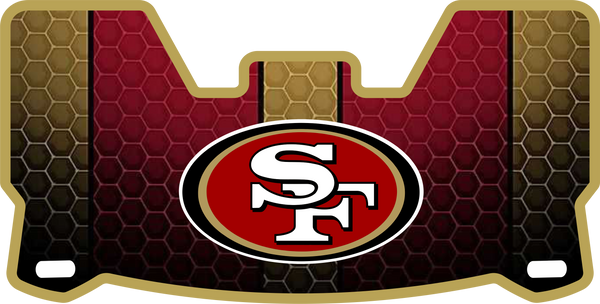 49ers Helmet Visors Full Size