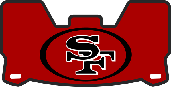 49ers Helmet Visors Full Size