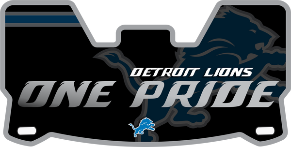 Detroit Lions Helmet Visors Full Size