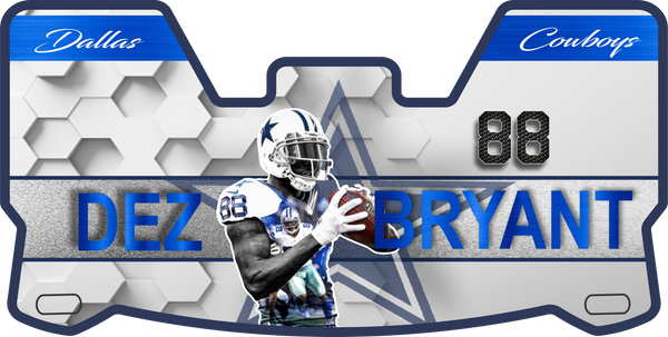 Dallas Cowboys Helmet Visors Full Size # 2