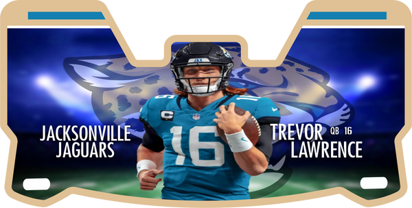 Trevor Lawrence Jaguars Helmet Visors Full Size