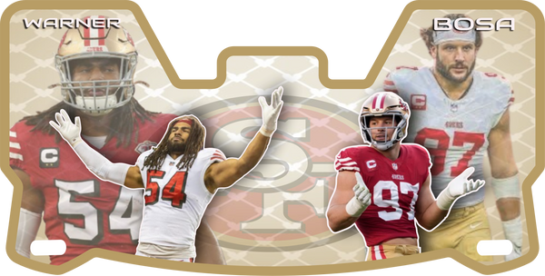 Alex Smith 49ers Helmet Visors Full Size
