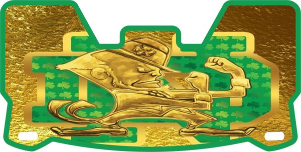 Notre Dame Irish Helmet Visors Full Size