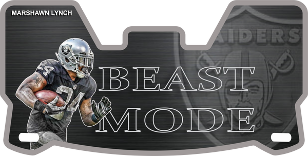 Raiders Former Players Helmet Visors Full Size - 2