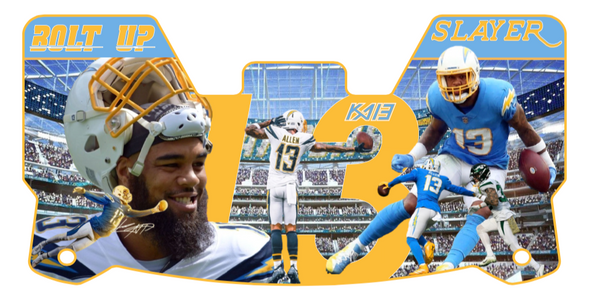 Chargers Helmet Visors Full Size (Copy)